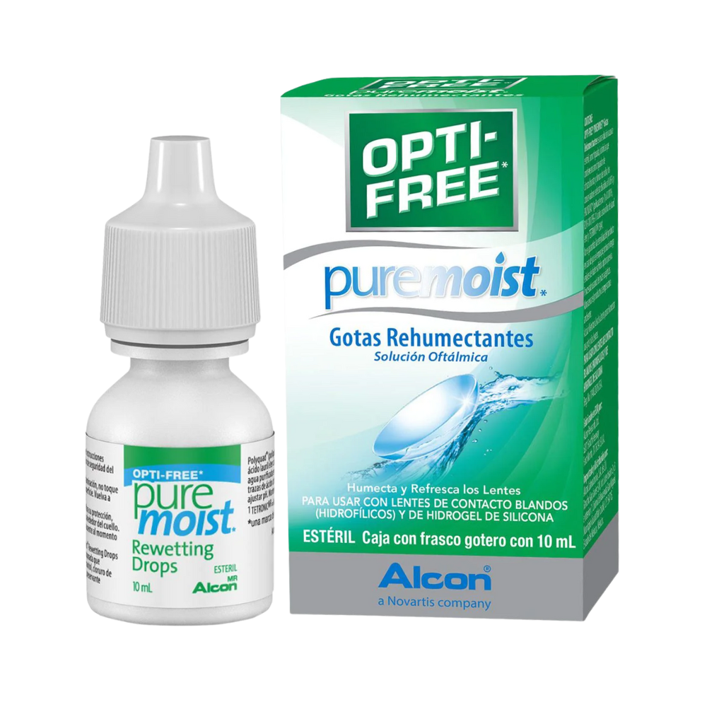 Gotas Hidratantes Opti-Free Puremoist Rewetting Drops 10ml